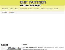 Tablet Screenshot of bhppartner.com